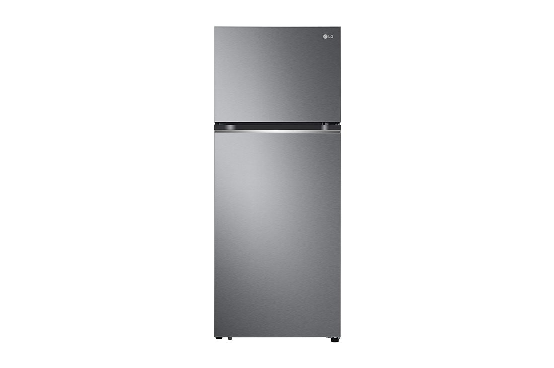 Geladeira LG Frost Free Inverter 395L Duplex Cor Platinum Inox (GN-B392PQD) - 220V