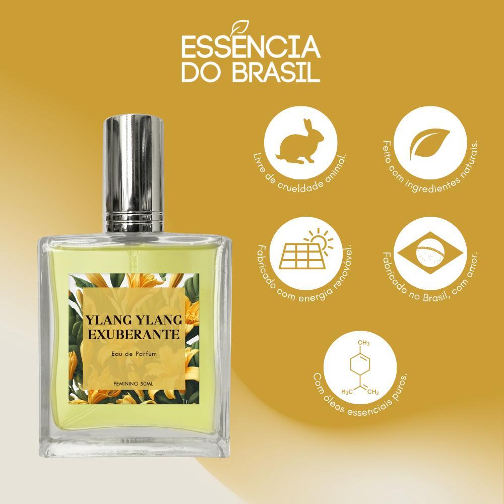 Perfume Ylang Ylang Exuberante Mulher 50Ml + Óleo Essencial