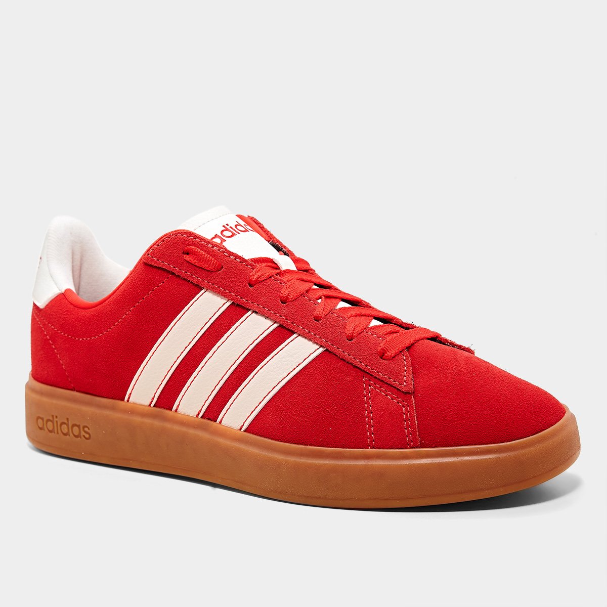 Miniatura Tênis Adidas Grand Court 2.0 Feminino Vermelho - 34