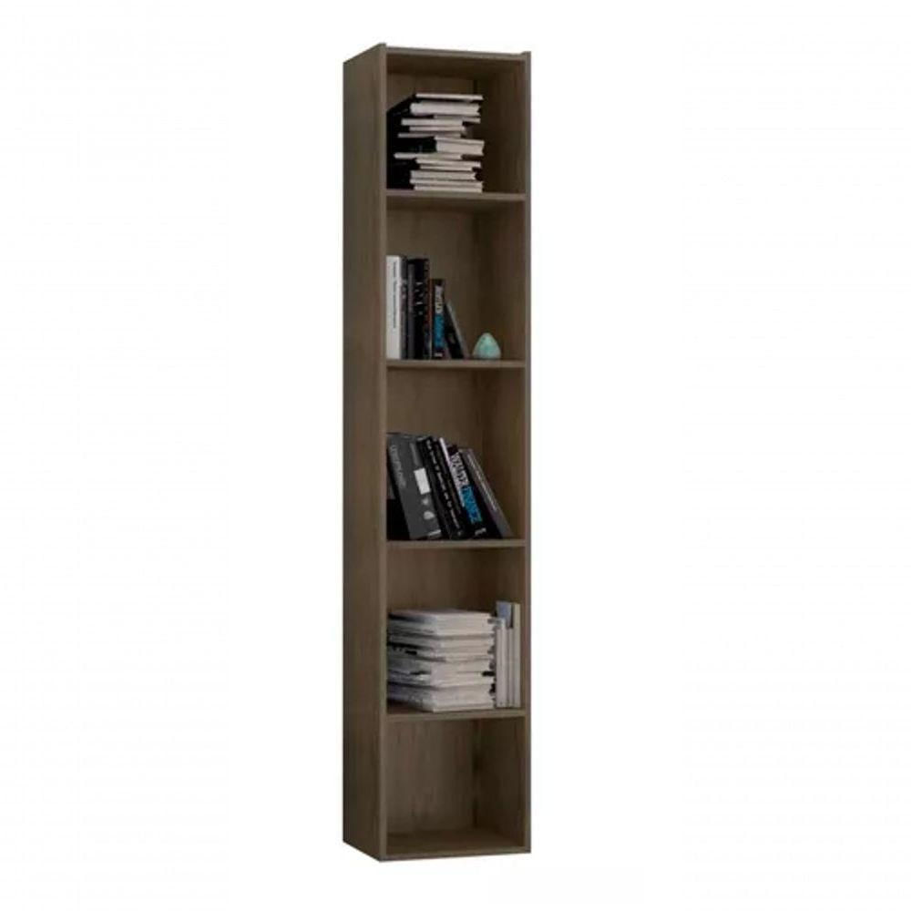 Miniatura Estante Livreiro Multiuso Janaina 4 Prateleiras Castanho - Ajl