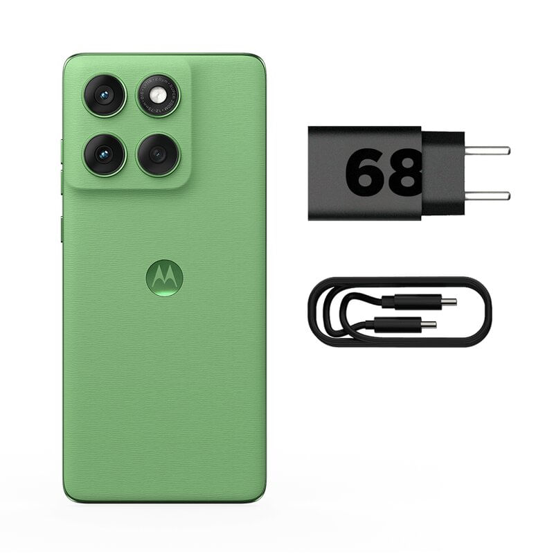 Miniatura Smartphone Motorola Edge 60 5G - Verde, 512GB, 24GB (12 GB RAM+12 GB Ram Boost), Câmera Dupla 50MP Sony e Tela de 6.7"
