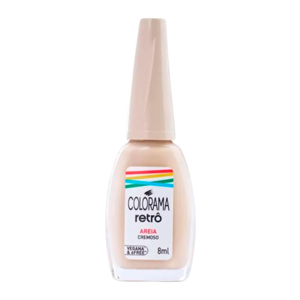 Miniatura Esmalte Colorama Retrô Cremoso Cor Areia 8ml