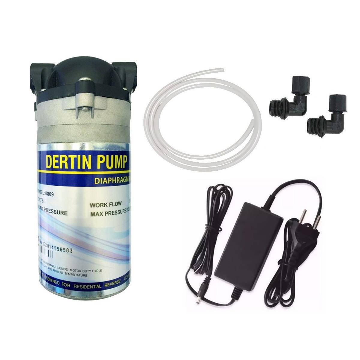 Miniatura Filtro Osmose Reversa 50Gpd + Bomba + Tds In-Line Transparen