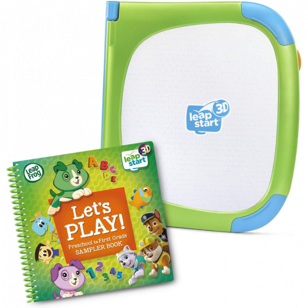 Miniatura Caderno Interativo de Aprendizagem LeapFrog 3D em Inglês com Caneta Mágica para Crianças de 2 a 7 Anos