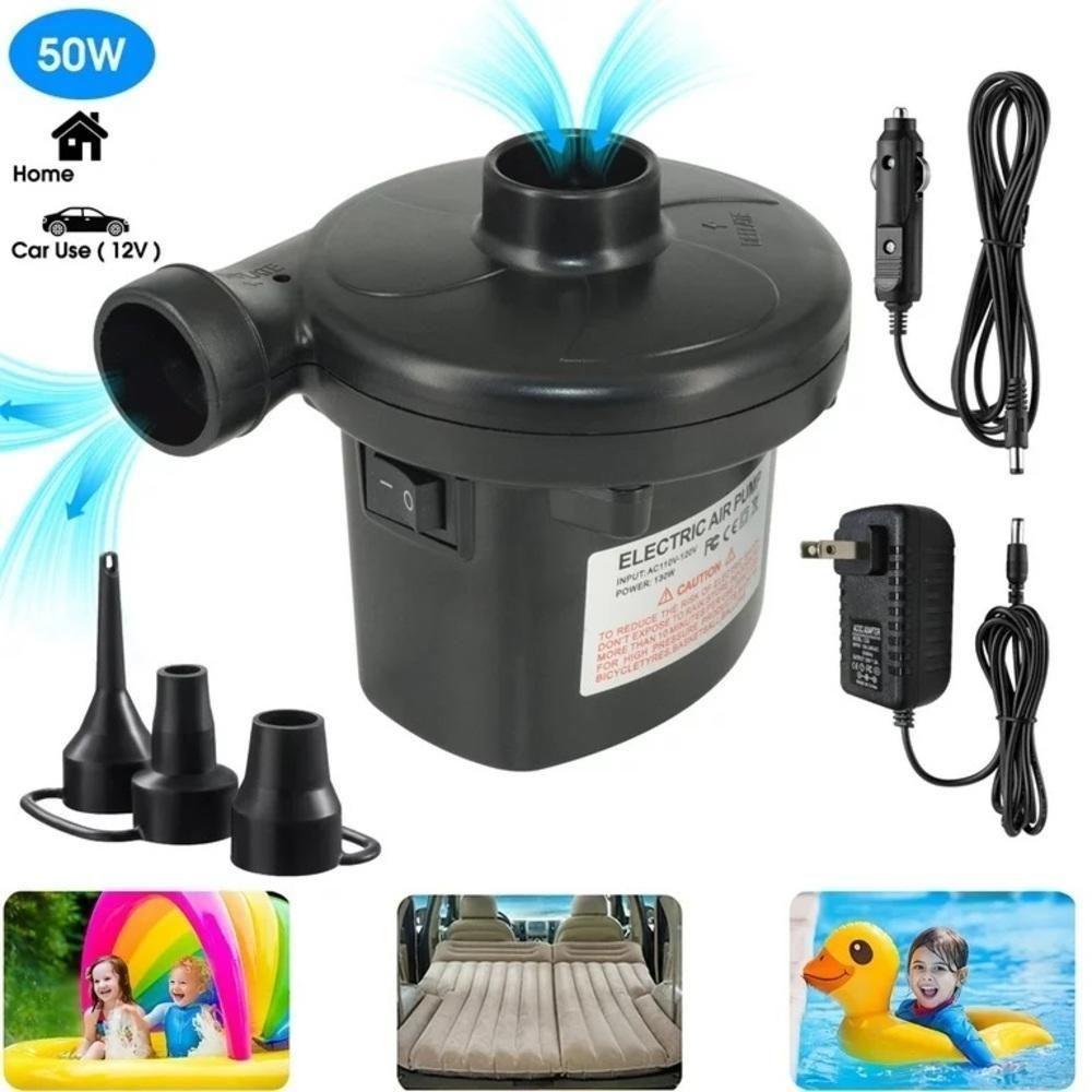 Miniatura Inflador Bomba Ar Compressor Eletrico Enche Bexiga Infla Desinfla Colchao Bote Inflaveis Casa E Carro Trivolt