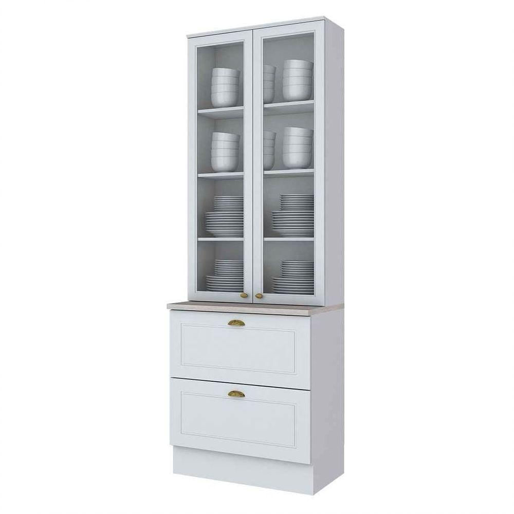 Miniatura Cristaleira Henn 2 Portas Sd C357-05 Branco