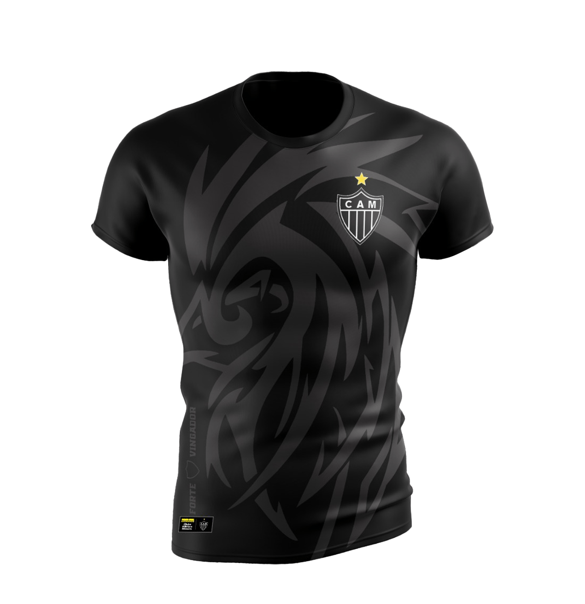 Camiseta Feminina Atlético Mineiro Galo Tribal