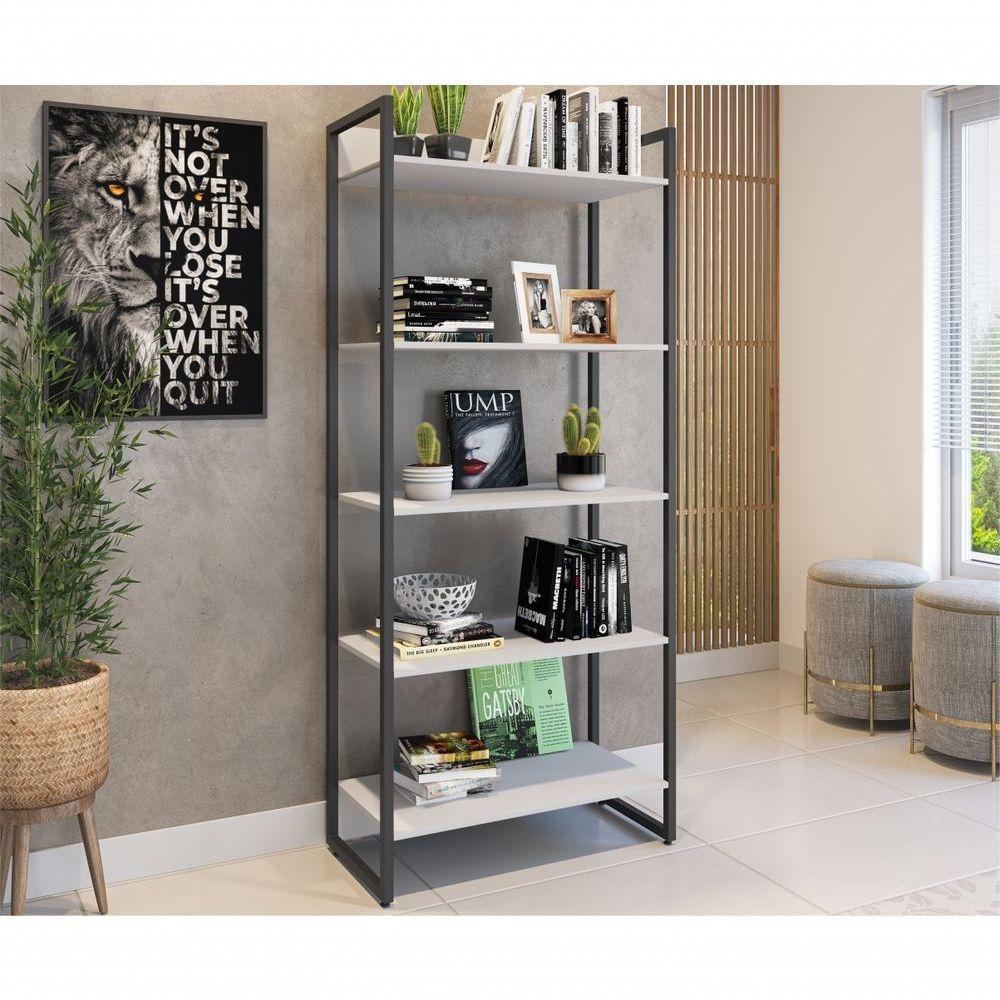 Jogo De Escritório Mali Branco Preto