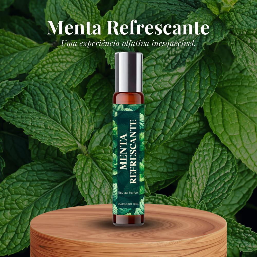 Miniatura Perfume Roll On Menta Refrescante Masculino 10Ml - Natural