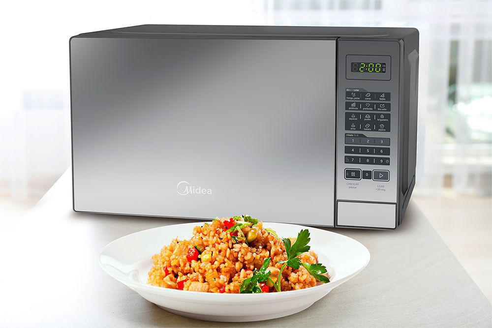 Miniatura Forno Microondas Espelhado 20 Litros 127V- Midea
