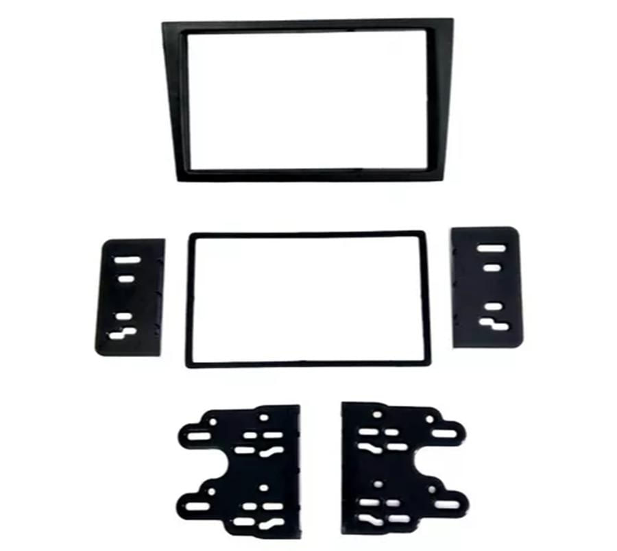 Miniatura Moldura 2Din Mp5 Corsa Montana Meriva Vectra Completa Preta