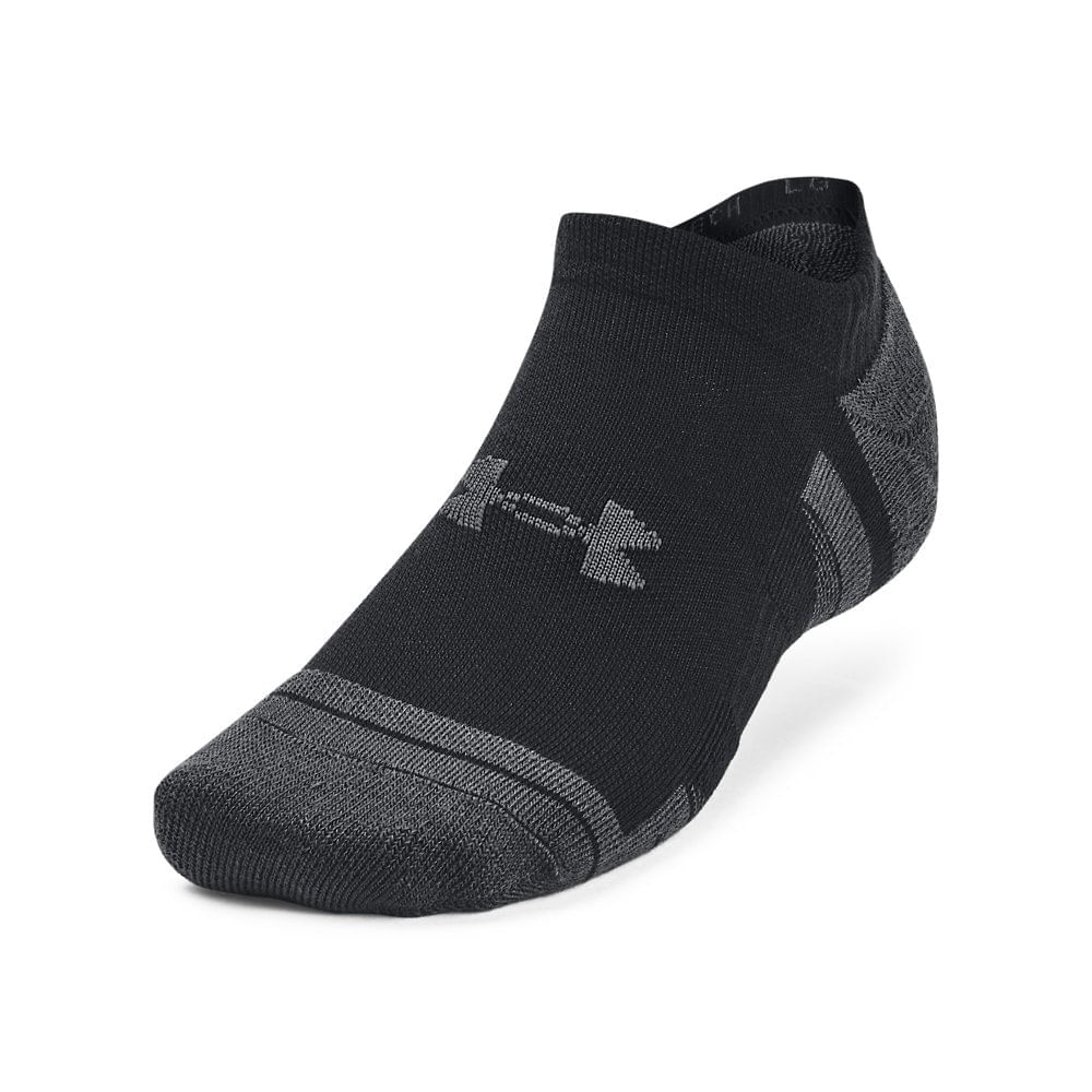 Miniatura Meia Masculina Under Armour Performance Tech NS - Pacote com 3 Pares Preto - 38-40