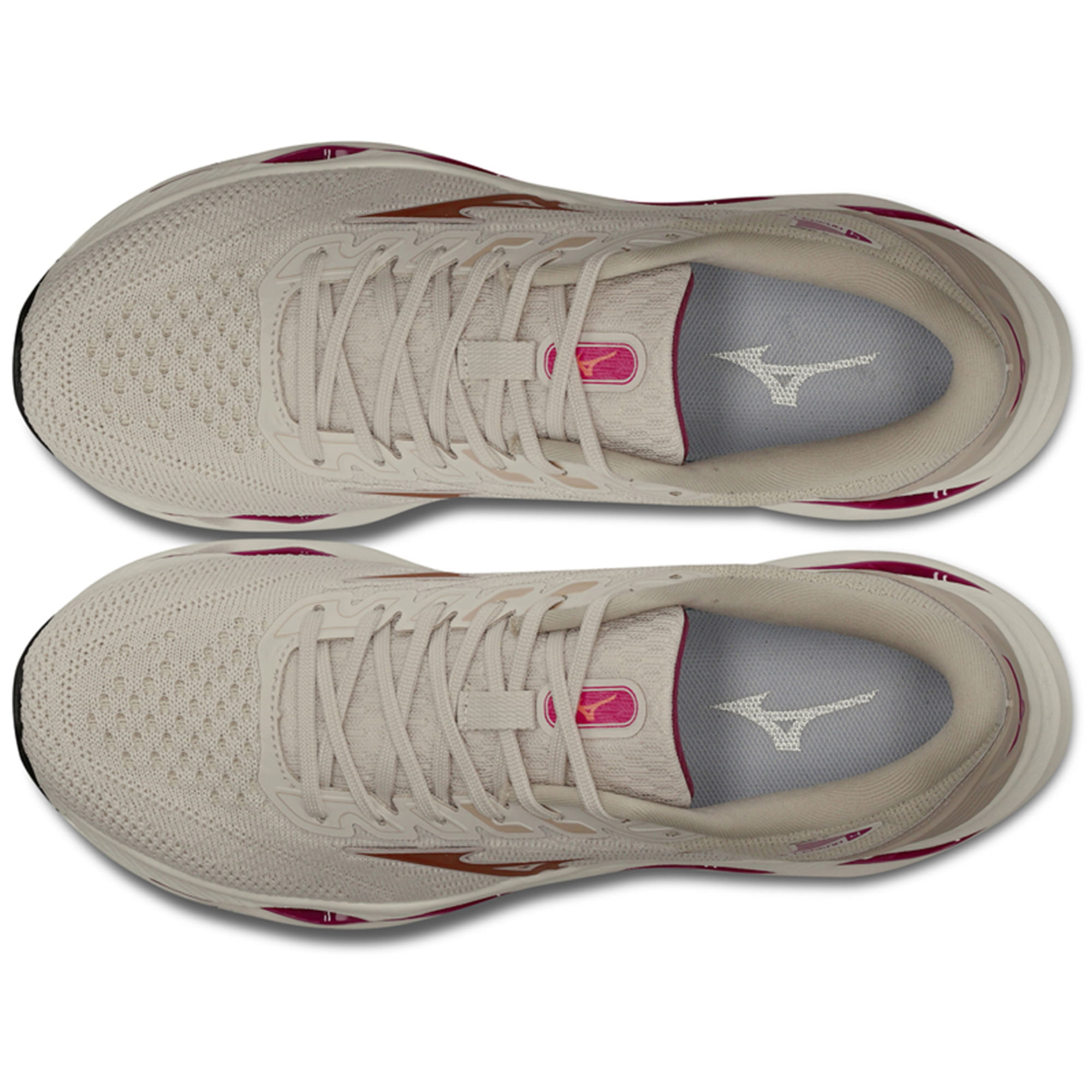 Miniatura Tênis de Corrida Feminino Mizuno Wave Legend 4 Bege - 34