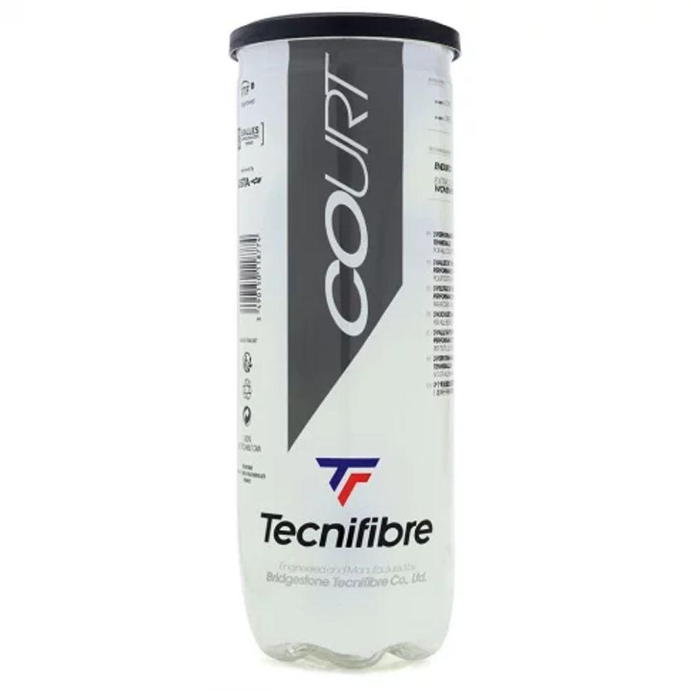 Miniatura Kit Bola Tenis C 6 Unidades Tecnifibre Court Performance