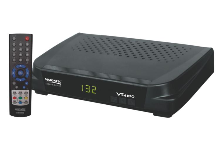 Miniatura Receptador de Parabólica Analógico e Digital VT4100 ANADIG