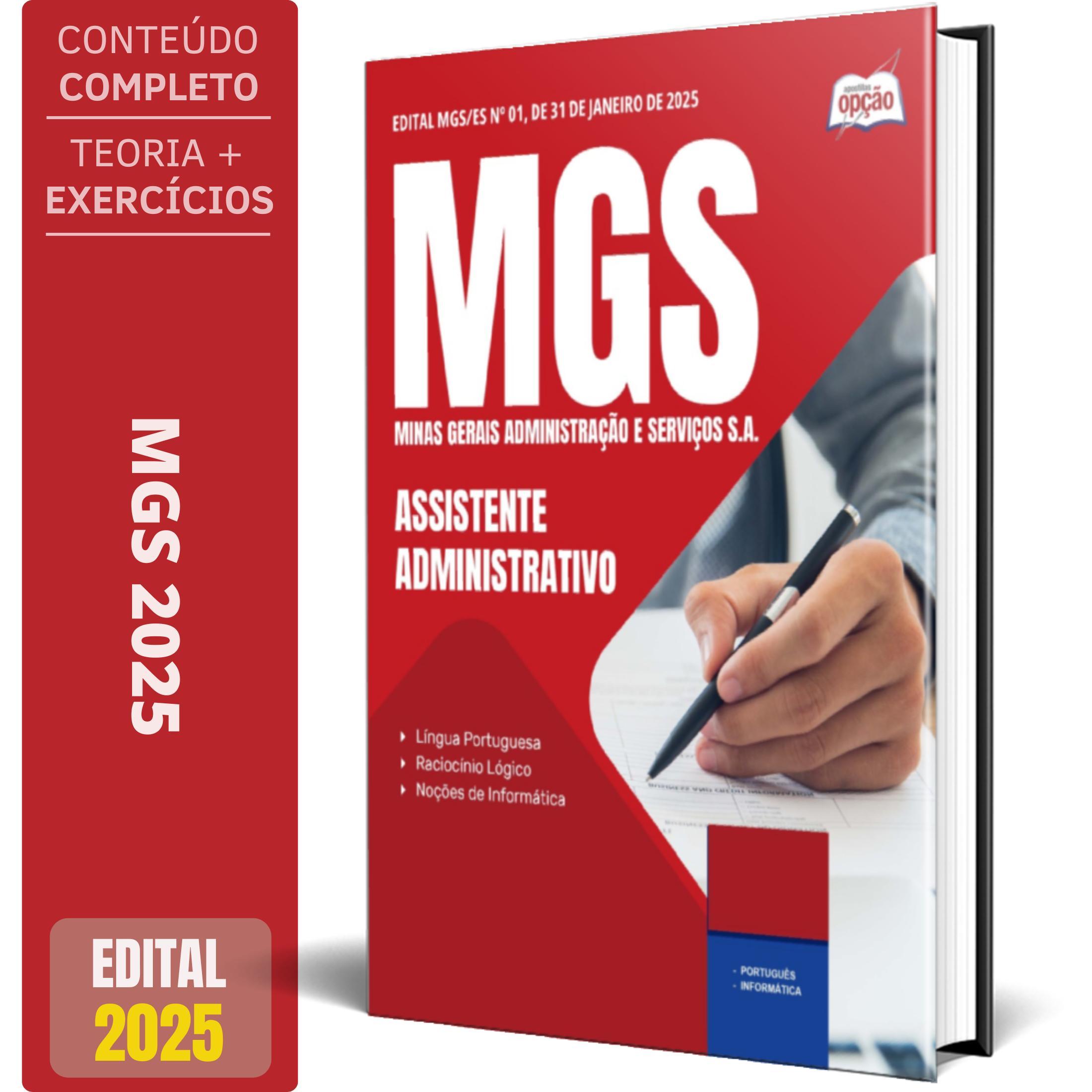 Miniatura Apostila Mgs 2025 - Assistente Administrativo