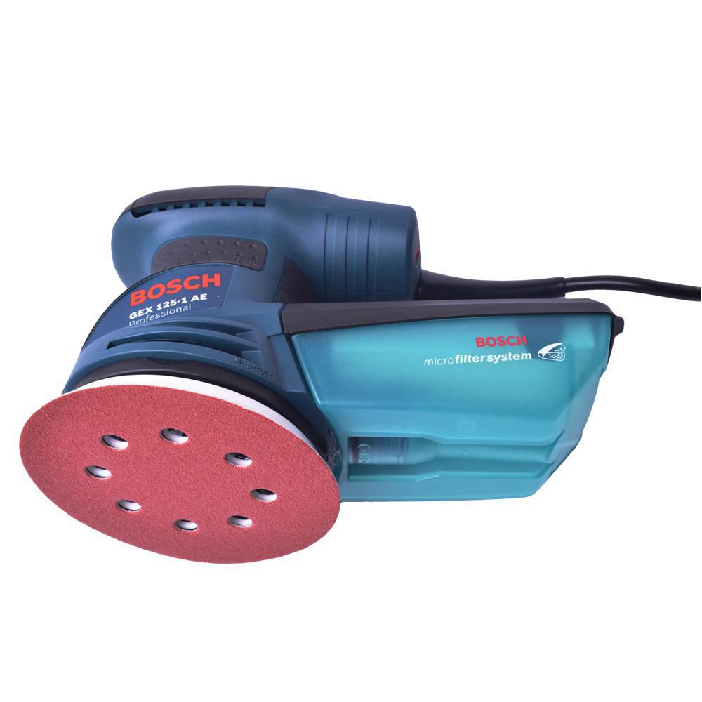 Miniatura Lixadeira Roto Orbital 250W Gex 125-1 Ae Bosch - 127V