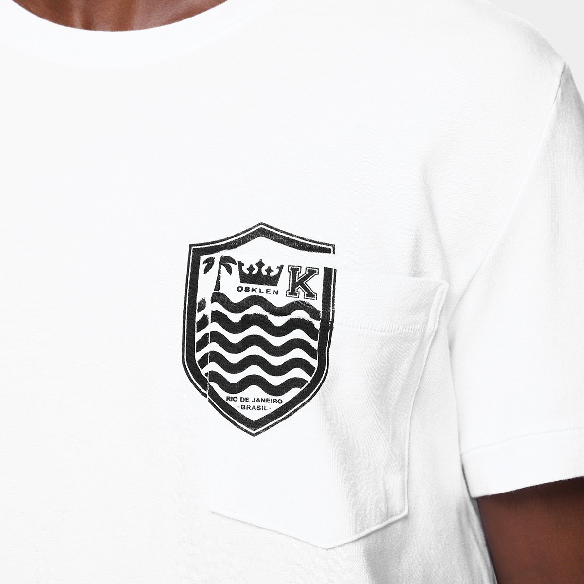 Miniatura Camiseta Osklen Masculina Branco - G