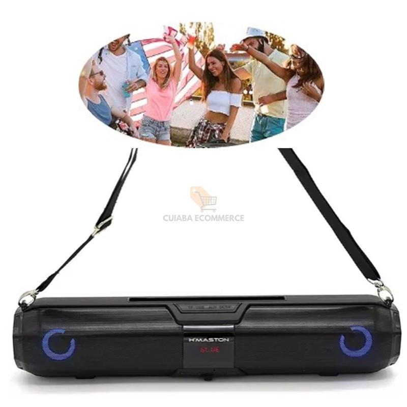 Miniatura Caixa De Som H'Maston X22S Portátil Com Bluetooth