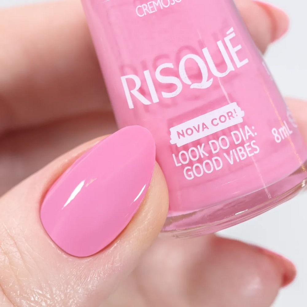 Miniatura Esmalte Cremoso Risqué Look do Dia Good Vibes 8ml