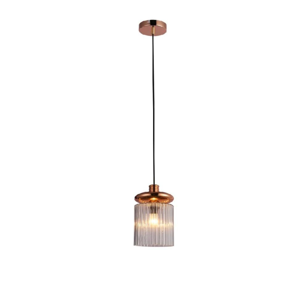 Miniatura Pendente Tule 22cm 1x4w E14 Rosé Gold