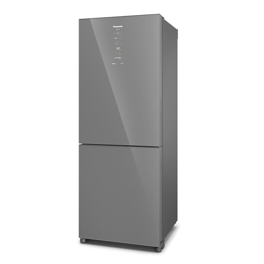 Miniatura Refrigerador Panasonic de 02 Portas Frost Free com 450 Litros Bottom Freezer Espelhado - NRBB65GV 110