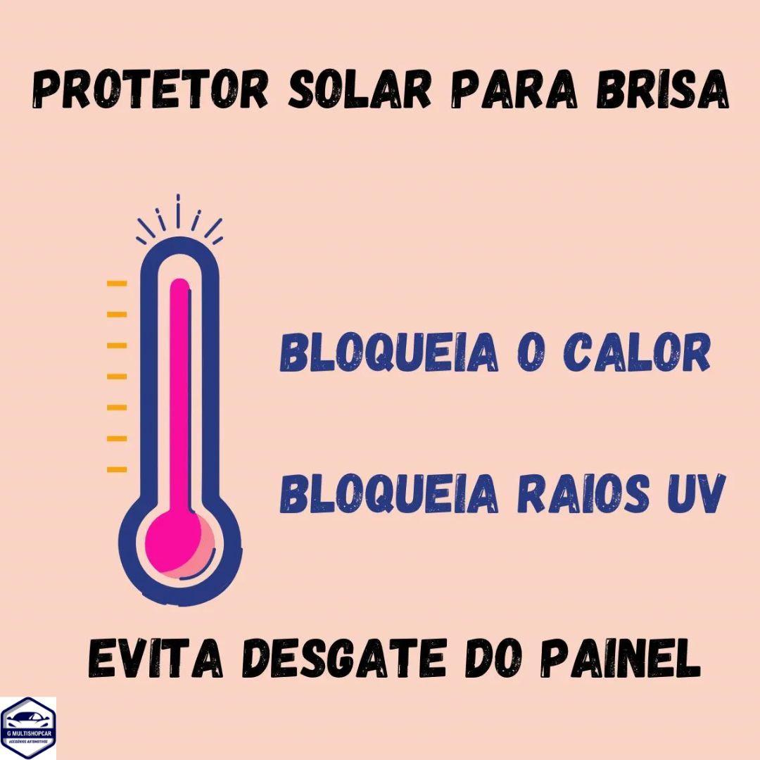 Miniatura Protetor Solar Parabrisa Sol Parasol Quebrasol Carro Guarda
