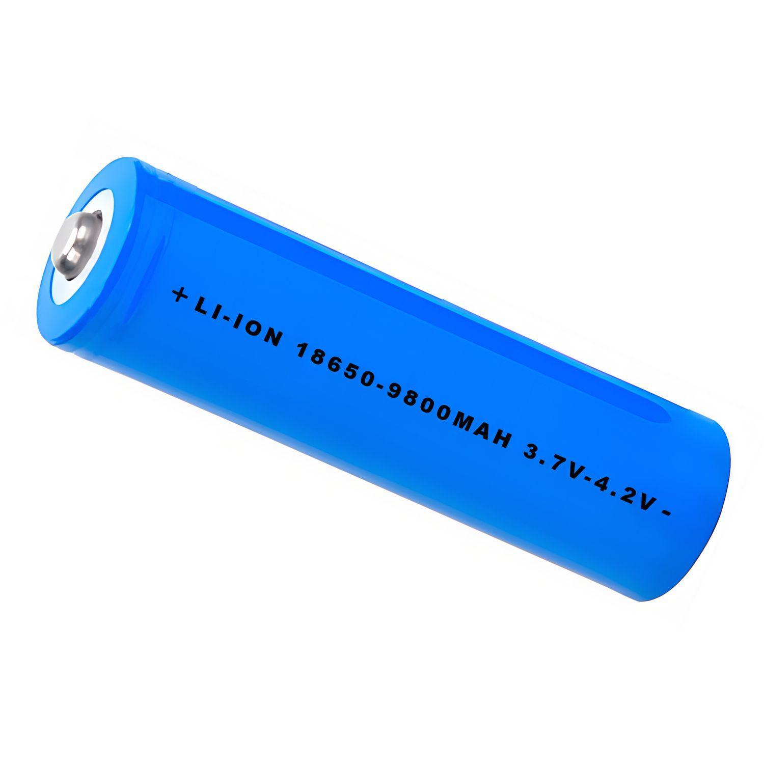 Miniatura Kit 6 Baterias 18650 9800Mah 4.2V Recarregáveis Para Rádios