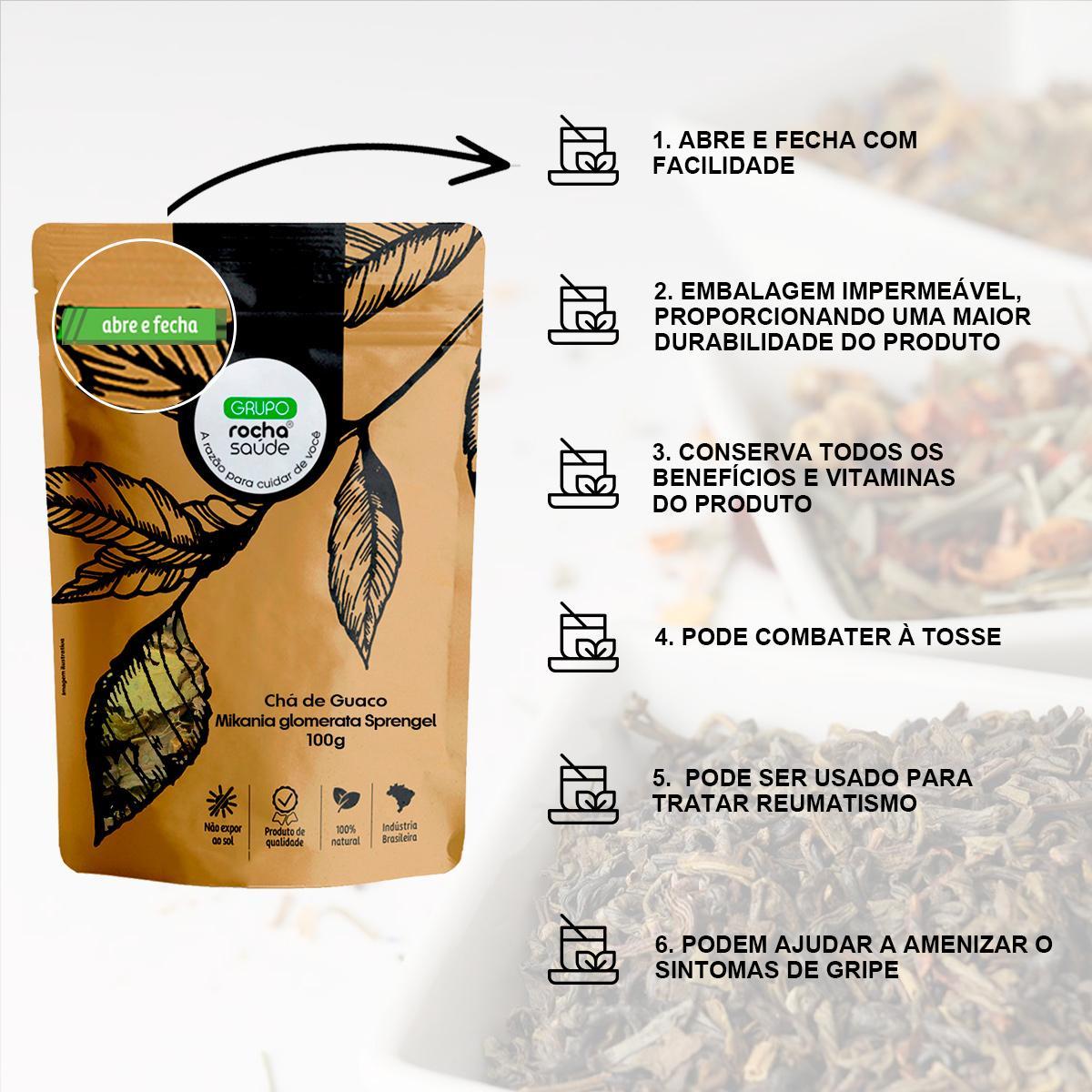 Chá De Guaco - Mikania Glomerata Sprengel - 100G