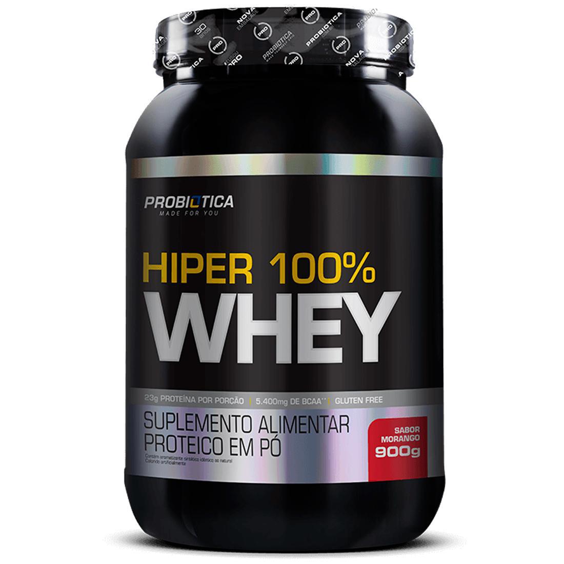 Miniatura Hiper 100% Whey 900G Probiótica - Chocolate