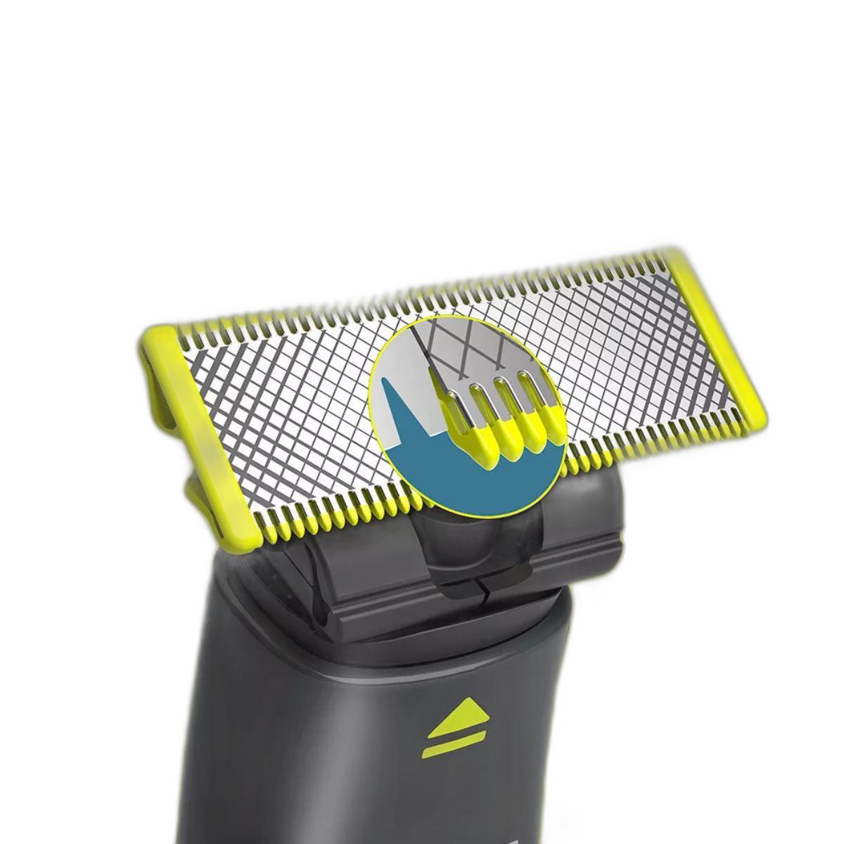 Barbeador Philips Oneblade Verde Bivolt Recarregável