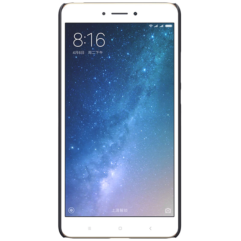 Capinha Preta Xiaomi Mi Max 2 Nillkin Capa Fosca E Película