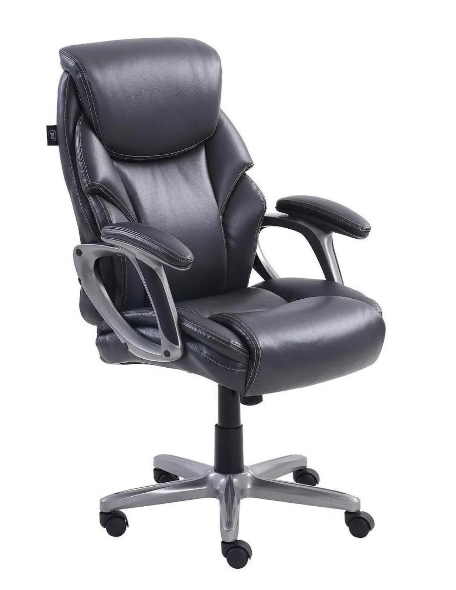 Miniatura Cadeira Executiva Presidente Preta Luxo & Conforto - Serta