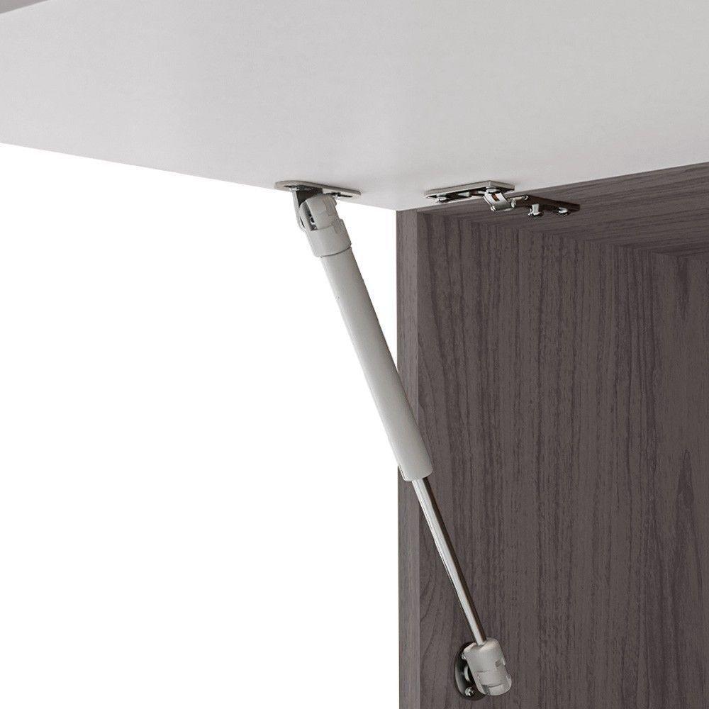 Armário De Cozinha Modulada 3 Peças Lina01 K02 Gris/freijó - Mpozenato