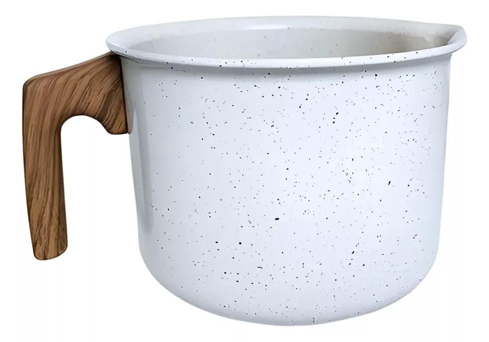 Jogo De Panela Mármol Cerâmica 6 Peças Indução Mimo Style