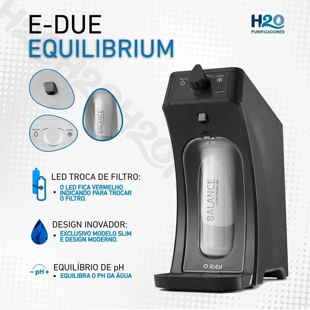 Miniatura Purificador Ibbl Novo E-Due Equilibrium - Grafite