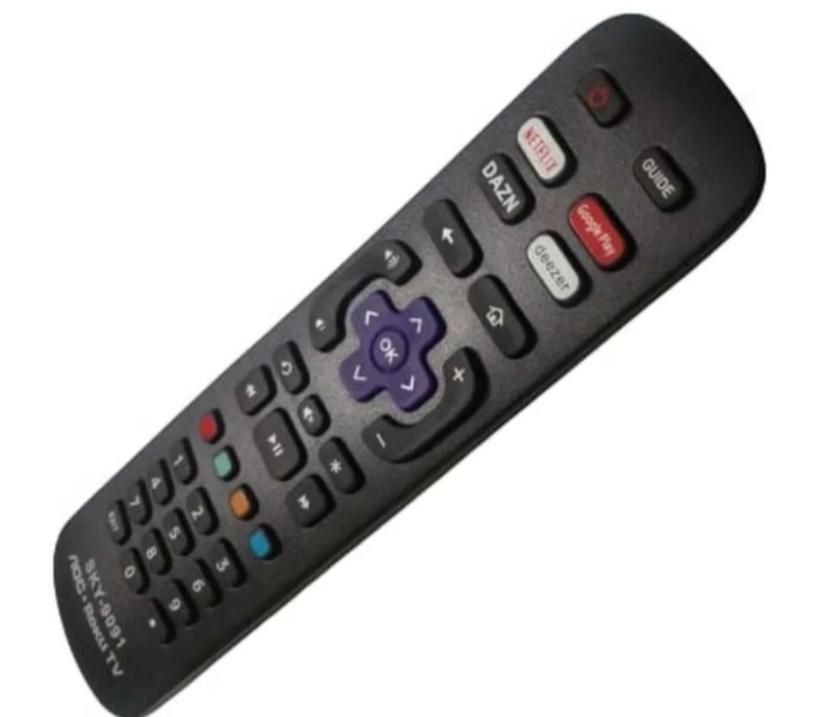 Miniatura Controle Remoto Da Tv Aoc Roku Tv Preto - Importado - Desktop