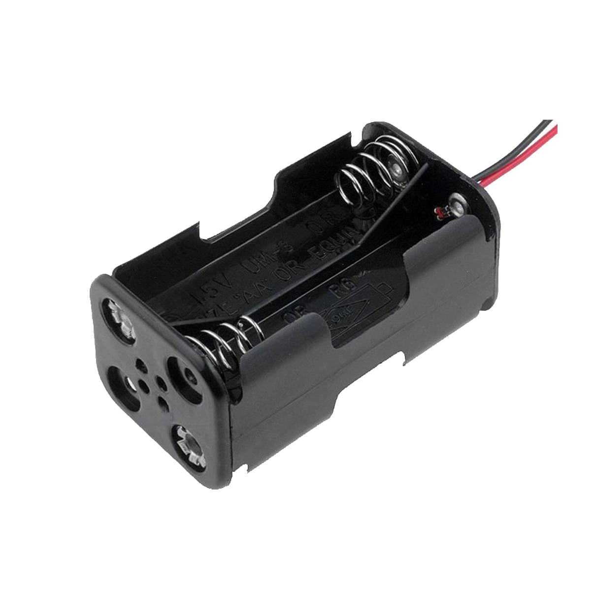 Miniatura Suporte 4 Pilhas Aa Projetos Eletronico Arduino Pic Raspbery