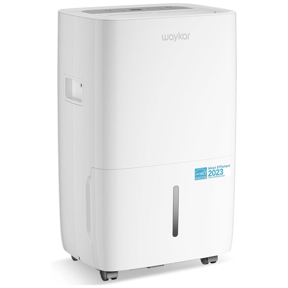 Miniatura Desumidificador Waykar 56,78 Litros Eficiência Energética para Ambientes de até 557,4 m², Ideal para Residências, Porões e Salas Amplas
