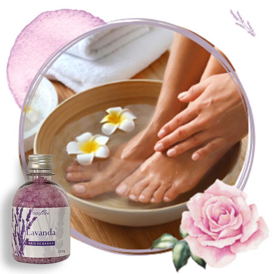 Miniatura Sais De Banho E Espuma Para Banheira Hidro Relaxante Lavanda