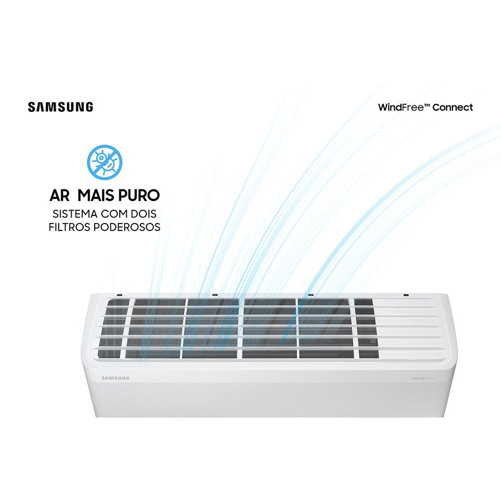 Ar Condicionado Split Inverter Samsung WindFree Connect 22000 BTUs Frio 220V AR24BVFAAWKXAZ 220v