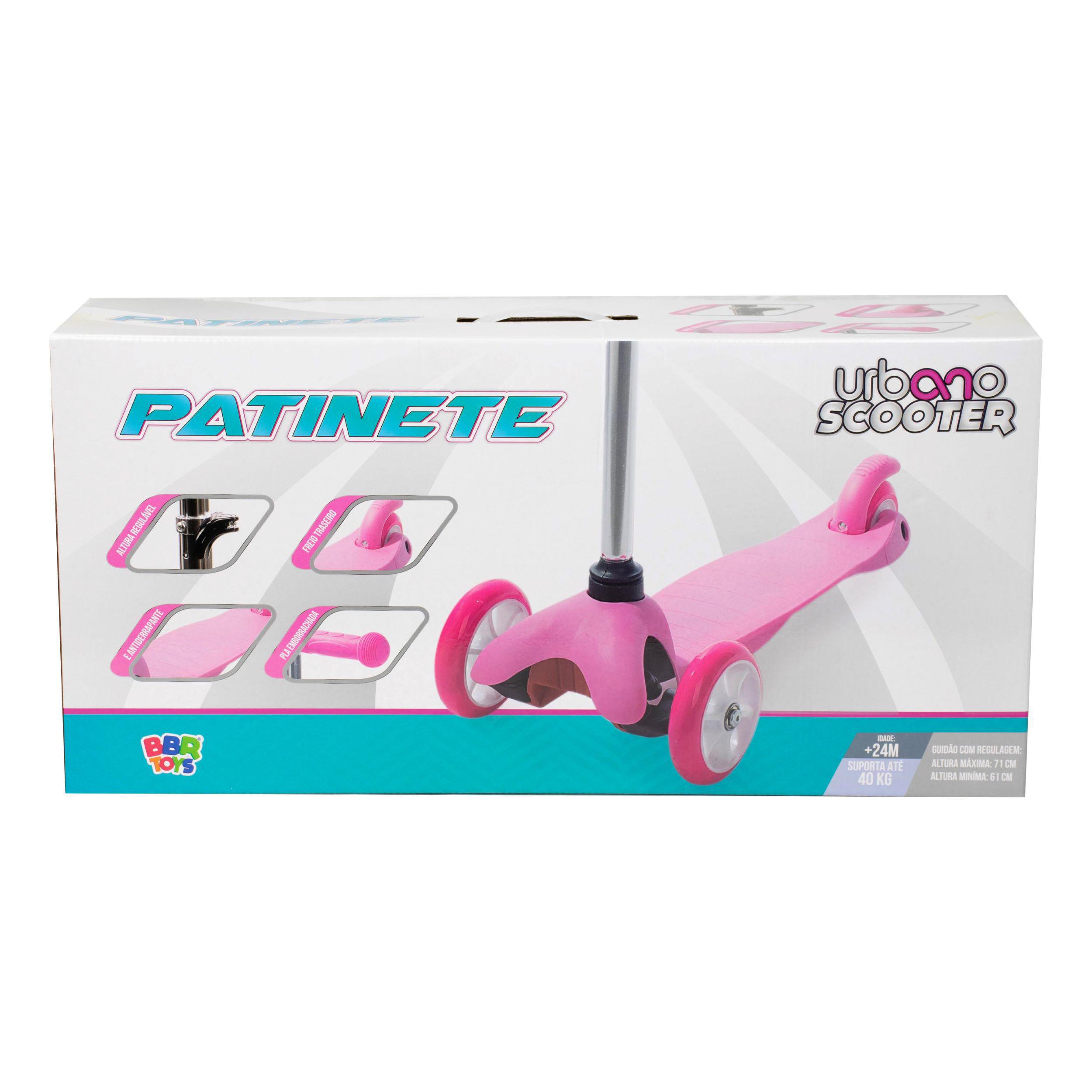 Miniatura Patinete Feminino Infantil Urbano Scooter Infantil 3 Rodas