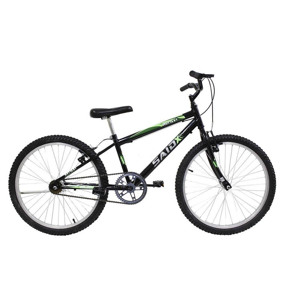 Miniatura Bicicleta Aro 24 Masculina Mono Sem Marcha Saidx Preto