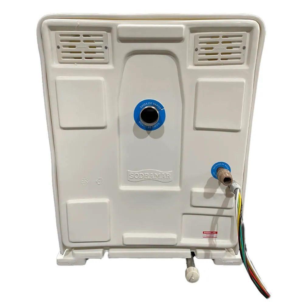 Miniatura Sauna à Vapor Universal 9kw Bifásica 220/380v Até 10m³ - Sodramar
