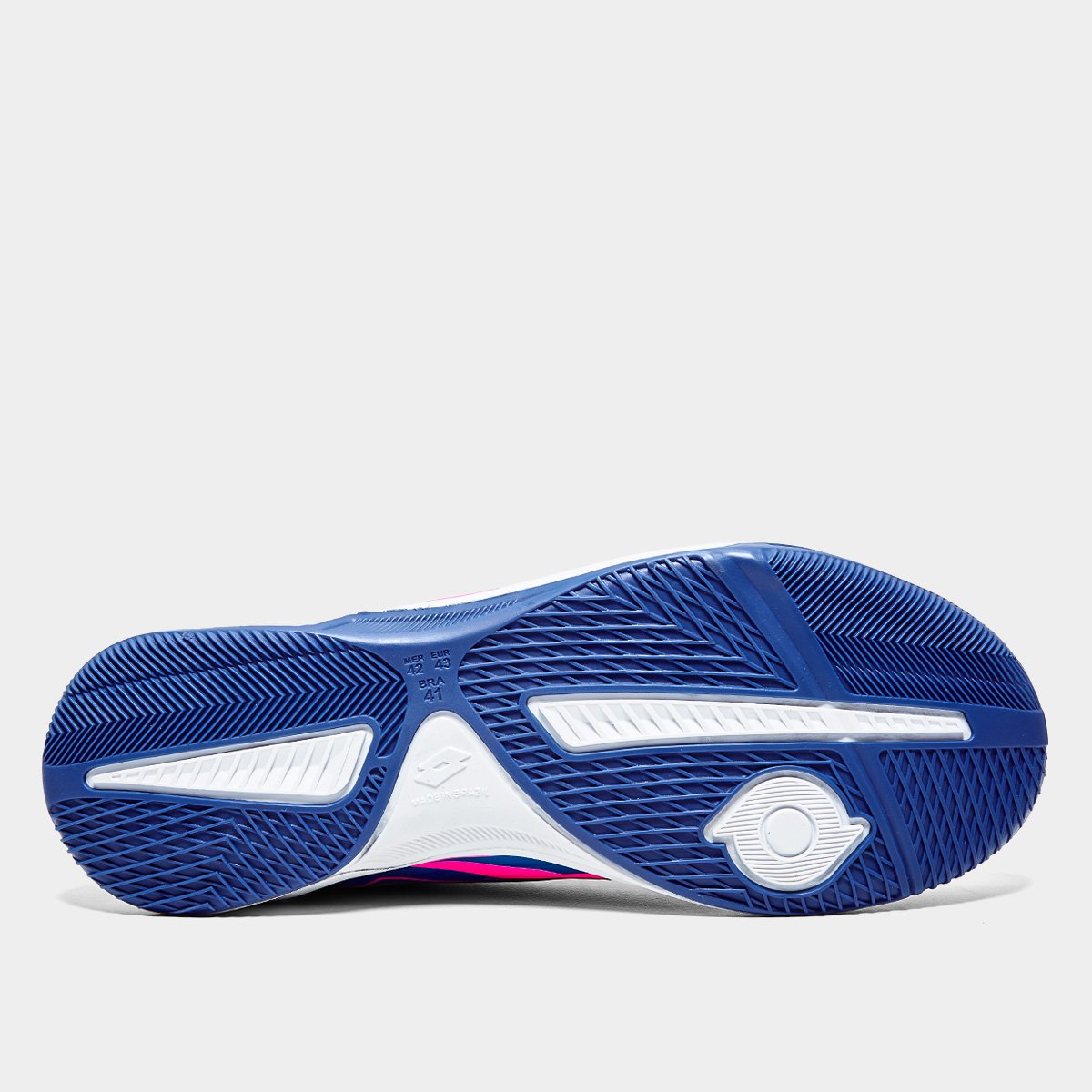 Miniatura Chuteira Futsal Lotto Solista Unissex Rosa+Azul - 41