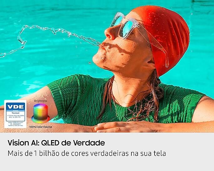 Miniatura Smart TV Samsung 55" Vision AI TV QLED 4K 2025 QN55Q7FAAGXZD Bivolt