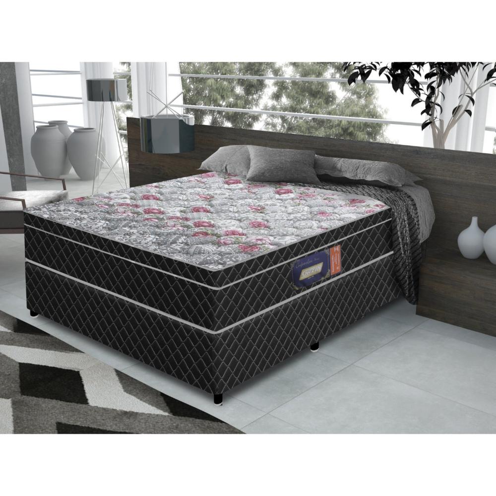 Miniatura Colchão Gazin Espuma Confort Luxo Firm 26x188x138cm Preto