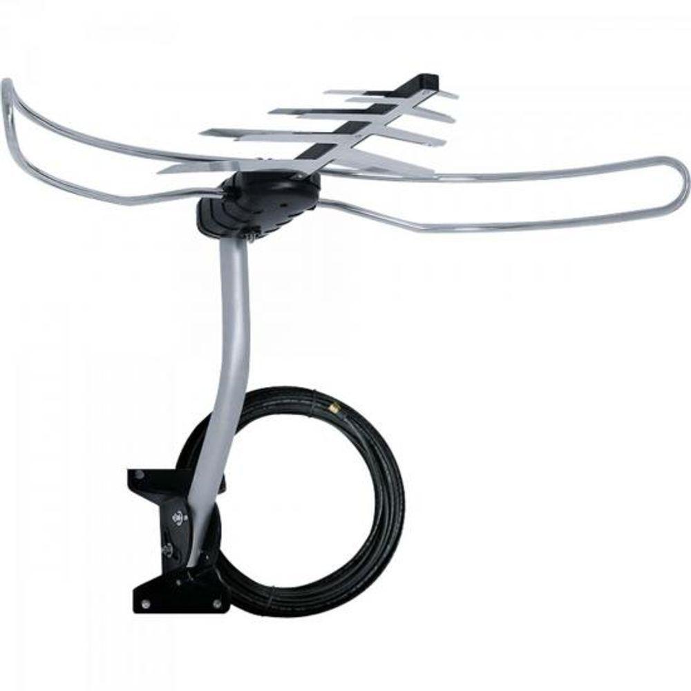 Miniatura Antena Externa Tv 4 Em 1 Vhf-uhf-fm-hdtv Dtv-3000 Aquário