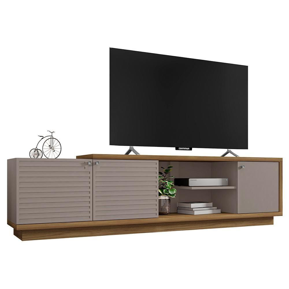 Miniatura Bancada Rack Tv Até 65 Polegadas 3 Portas Las Vegas Caemmun