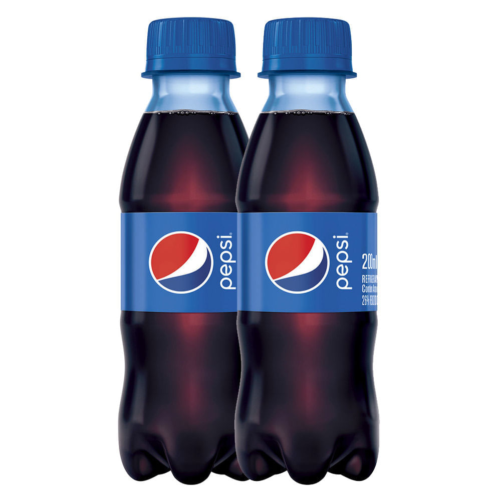 Miniatura Refrigerante Pepsi 200ml | Kit com duas unidades